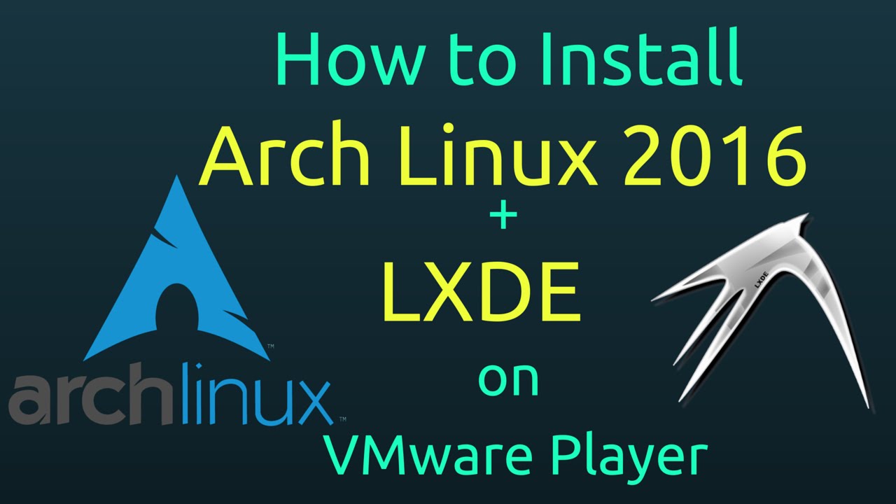 arch linux install desktop